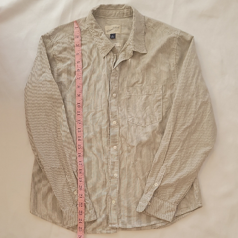 Universal Thread  Striped Button-Up Shirt - Picture 5 of 6